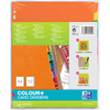 Oxford Intercalaires carton, uni, A4, multicolore, 12 touche