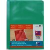 Oxford Pochettes-coin haute résistance, A4, PVC, vert