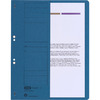 ELBA Chemise à oeillets en carton, bleu, Classement
