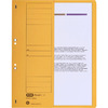 ELBA Chemise à oeillets en carton, jaune, classement