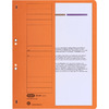 ELBA Chemise à oeillets en carton, orange, Classement