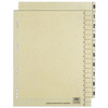 Oxford Intercalaires, chamois, 240 x 300 mm, en carton dur