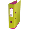 Oxford Classeur myColour, dos 80 mm, vert clair / rose