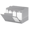 ELBA container d'archives tric, A4, gris/blanc,