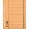 Oxford Intercalaire avec perforation, A4 extra large, jaune