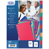 Oxford Intercalaires en carton, uni, format A4+, 6 touches