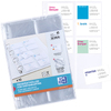Oxford pochette pour cartes de visite,format A4, PP, 0,09 mm - 51549