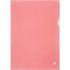 Oxford Pochettes coin Premium, A4, PVC, transparent, rouge