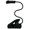 WEDO Lampe de lecture LED avec clip, mobile, 1 LED, noir