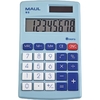 MAUL Calculatrice de poche M 8, 8 chiffres, bleu clair