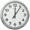 MAUL Horloge murale/radio MAULride, diamètre: 610 mm, argent
