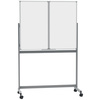 MAUL Tableau blanc mobile pliable MAULstandard, 1000x1500 mm