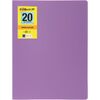 PAGNA Protège-documents 'School', A4, 20 pochettes, lilas