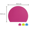 PAGNA Sous-main Trend, demi-cercle, couleurs assorties