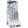 WEDO Stylo à bille 4 couleurs, rétractable, présentoir