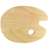 kangaro Palette de peinture, bois, ovale, 300 x 240 mm