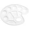 kangaro Palette de peinture, plastique, ovale, 230 x 170 mm