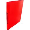 kangaro Classeur à anneaux, 2 anneaux, PP, A4, rouge