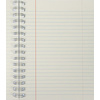 kangaro Cahier à spirale 4en1, A5, ligné, 200 pages, rouge