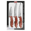Clauss Set de couteaux, 3 pièces, rouge