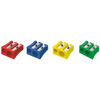 WESTCOTT Taille-crayons double, en plastique, assortis