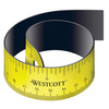 WESTCOTT Règle plate, longueur: 300 mm, flexible, magnétique