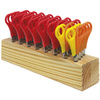 WESTCOTT Bloc pour ciseaux, bois, non garni, pour 32 paires