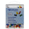 WESTCOTT Epingle pour tableau en liège, assorti, 60 pièces