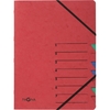 PAGNA trieur'EASY',format A4,carton,7 compartiments,rouge,