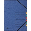 PAGNA trieur 'EASY', A4, carton, 7 compartiments, bleu