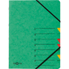 PAGNA trieur 'EASY', A4, carton, 7 compartiments, vert