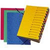 PAGNA trieur 'EASY', A4, carton, 12 compartiments, jaune