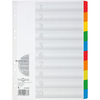 PAGNA Intercalaires en carton, A4, 10 touches, 5 couleurs