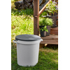 orthex Couvercle pour baquet de jardin 80 litres, gris foncé
