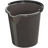plast team Seau 'VANCOUVER', rond, 5 litres, noir