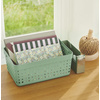 NHG Bac de rangement SEOUL BASKET S, PP, blanc