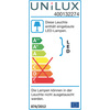 UNiLUX Lampe de bureau à LED GALY 1800, dimmable, blanc