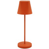 UNiLUX Lampe de bureau à LED et batterie AVA, pied, orange