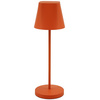 UNiLUX Lampe de bureau à LED et batterie AVA, pied, orange