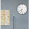 UNiLUX Horloge murale à quartz POP PL, diamètre 305 mm, noir