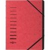 PAGNA Trieur 'Sorting File', 7 compartiments, rouge