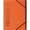 PAGNA Trieur 'Sorting File', 7 compartiments, orange