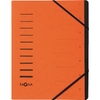 PAGNA Trieur 'Sorting File', 7 compartiments, orange