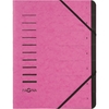 PAGNA Trieur 'Sorting File', 7 ml compartiments, rose foncé