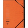 PAGNA Trieur 'Sorting File', 12 compartiments, orange