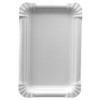 PAPSTAR Assiette en carton 'pure' rectangulaire, blanc