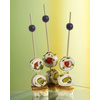 PAPSTAR Pique à fingerfood 'Black Pearl', longueur: 125 mm