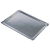 STARPAK Plat de service, rectangle, 455 x 340 mm, argent