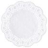 PAPSTAR Napperon, rond, diamètre: 180 mm, blanc