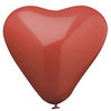 PAPSTAR Ballon de baudruche 'Coeur', en forme de coeur,rouge